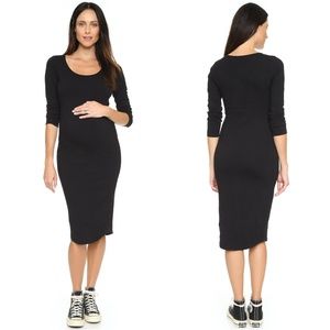 Monrow 3/4 Sleeve Maternity Dress